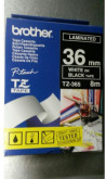 Samolepiaca páska Brother TZe-365 36 mm čierna/biela