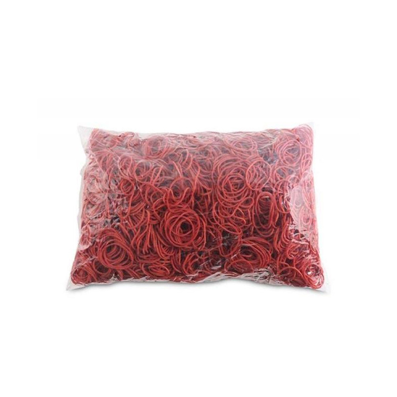 Gumičky Office Products 30mm 1kg červené