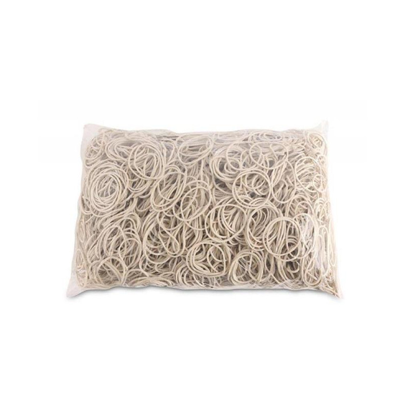 Gumičky Office Products 40mm 1kg biele