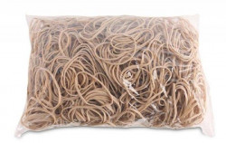 Gumičky Office Products 50mm 1kg prírodná farba