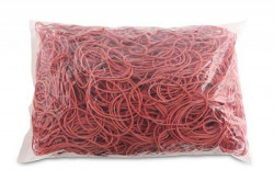 Gumičky Office Products 60mm 1kg červené