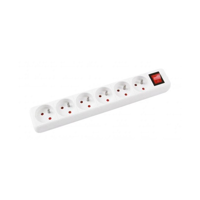 Predlžovací kábel Office Products so 6 zásuvkami s vypínačom 3m