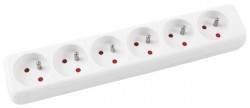 Predlžovací kábel Office Products so 6 zásuvkami 5m