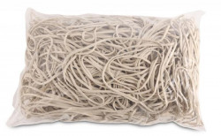 Gumičky Office Products 130mm 1kg biele