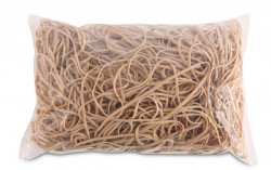 Gumičky Office Products 130mm 1kg prírodná farba