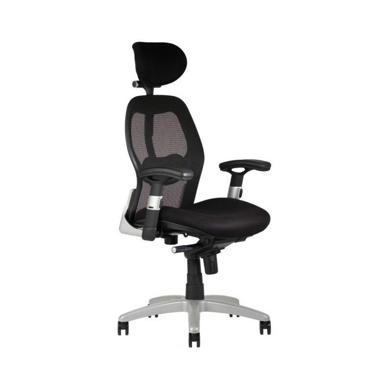 Kancelárska stolička SATURN NET čierna