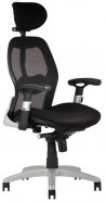 Kancelárska stolička SATURN NET čierna