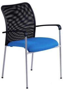 Rokovacia stolička TRITON Net modrá