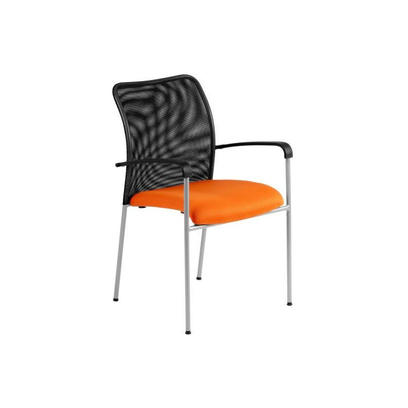 Rokovacia stolička TRITON Net oranžová