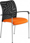 Rokovacia stolička TRITON Net oranžová