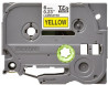 Samolepiaca páska Brother TZe-611 6 mm žltá/čierna