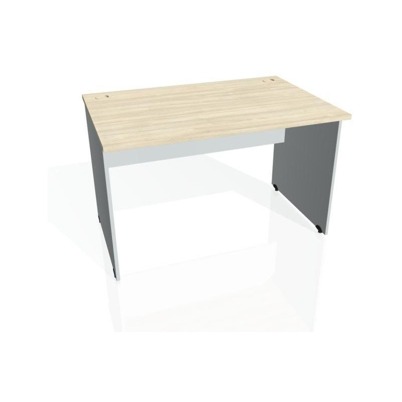 Pracovný stôl Gate, 120x75,5x80 cm, agát/sivý