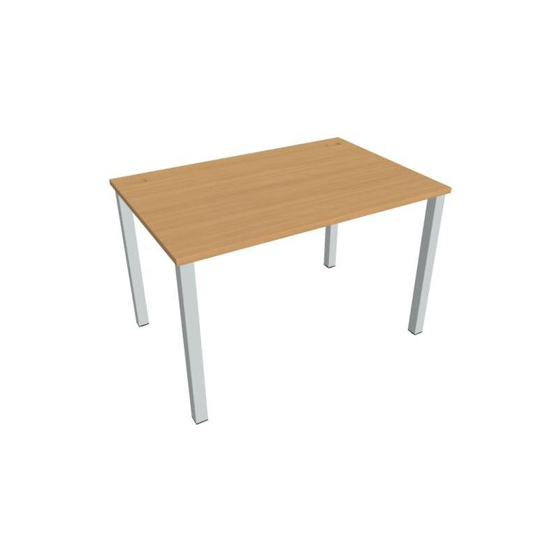 Pracovný stôl Uni, 120x75,5x80 cm, buk/sivá