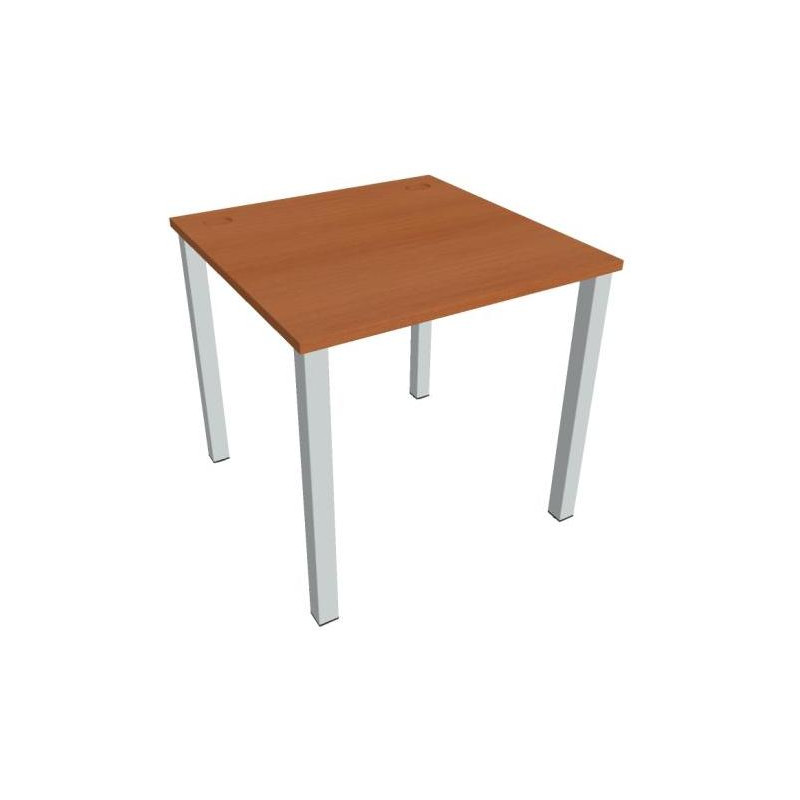 Pracovný stôl Uni, 120x75,5x80 cm, čerešňa/sivá