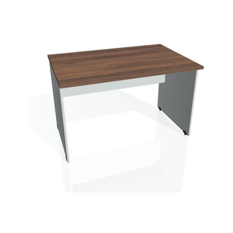 Pracovný stôl Gate, 120x75,5x80 cm, orech/sivý