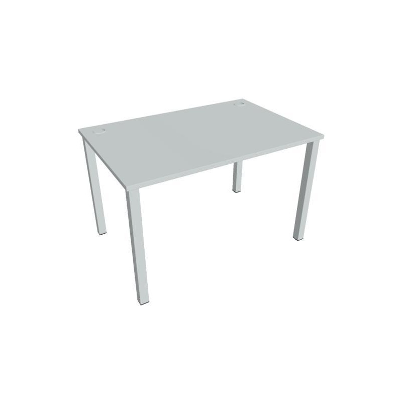 Pracovný stôl Uni, 120x75,5x80 cm, sivá/sivá