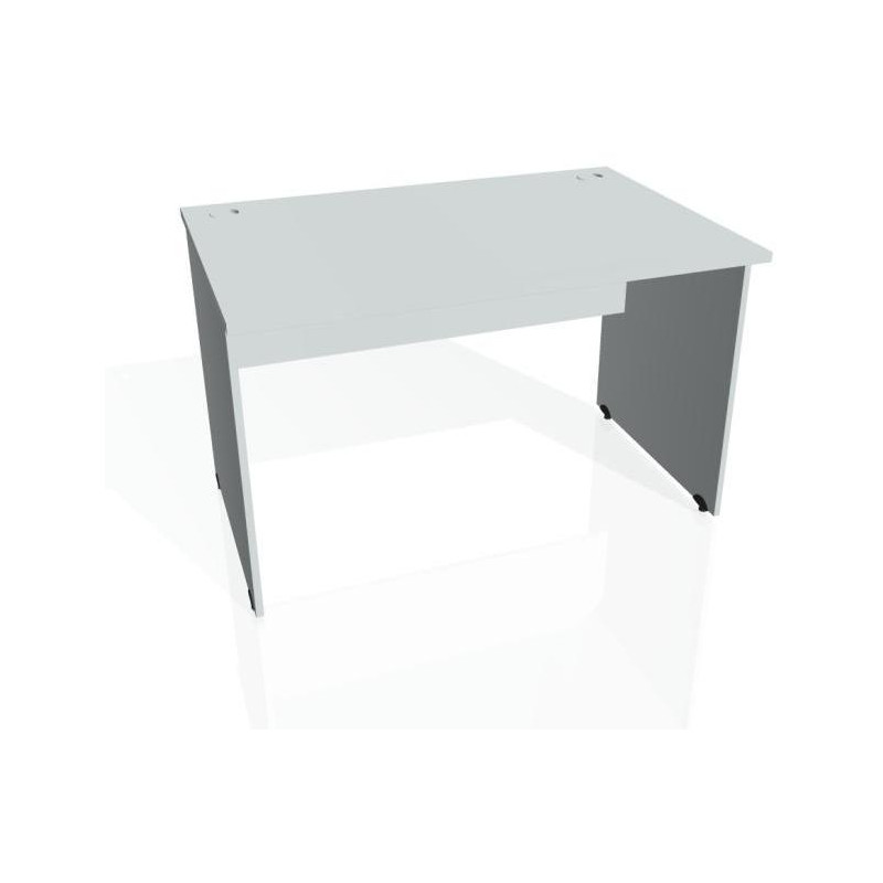 Pracovný stôl Gate, 120x75,5x80 cm, sivý/sivý