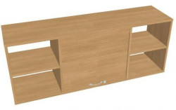 Závesná skriňa Strong, dub, zámok