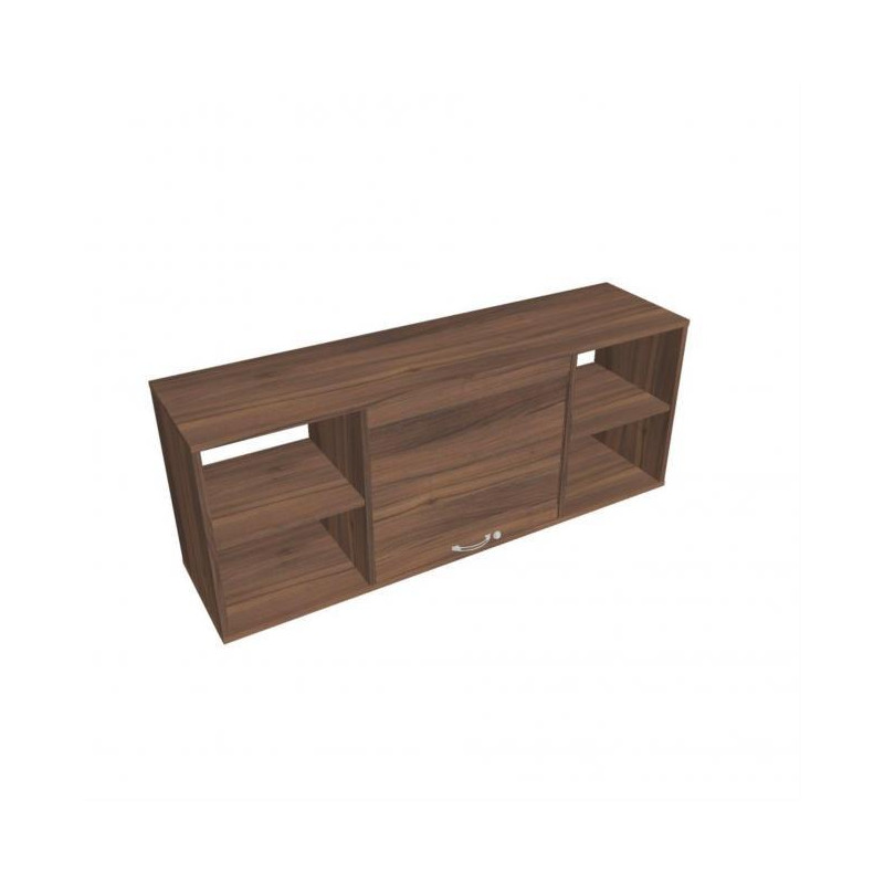 Závesná skriňa Strong, orech, zámok