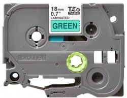 Samolepiaca páska Brother TZe-741 18 mm zelená/čierna