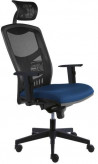 Kancelárska stolička York Net, E-SY+ PDH+ podrúčky modrá