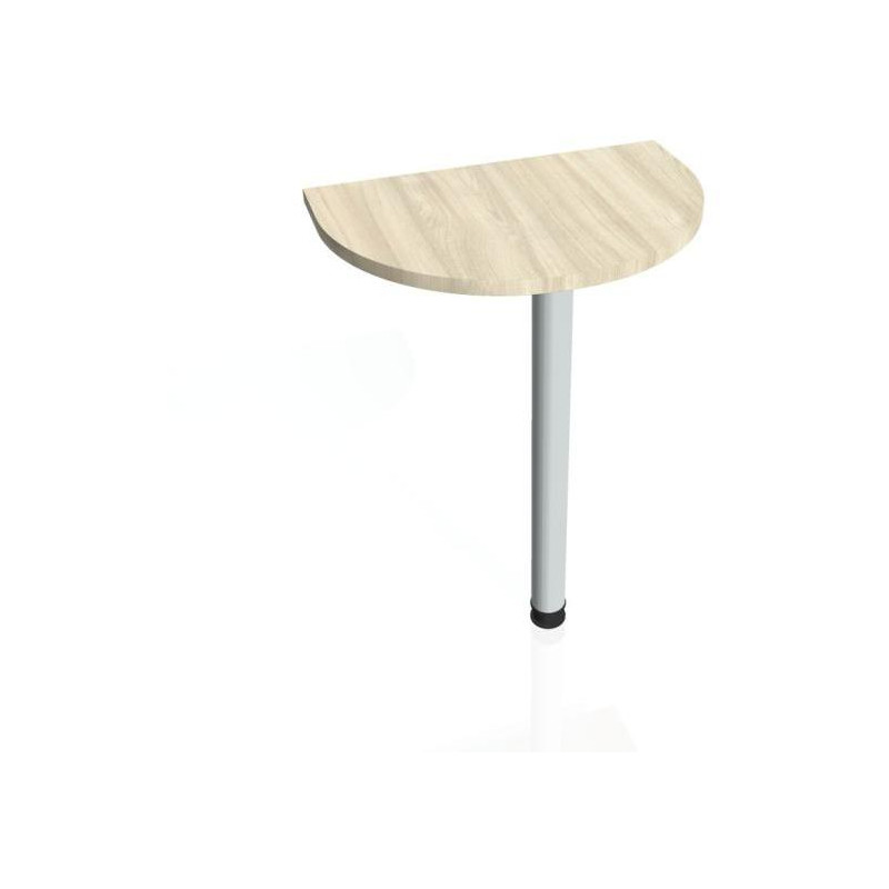 Doplnkový stôl Gate, 60x75,5x40 cm, agát/kov