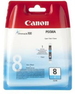 Atramentová náplň Canon CLI-8C pre Pixma iP4200/5300/ MP500/530/600/610/800 cyan (400 str.)