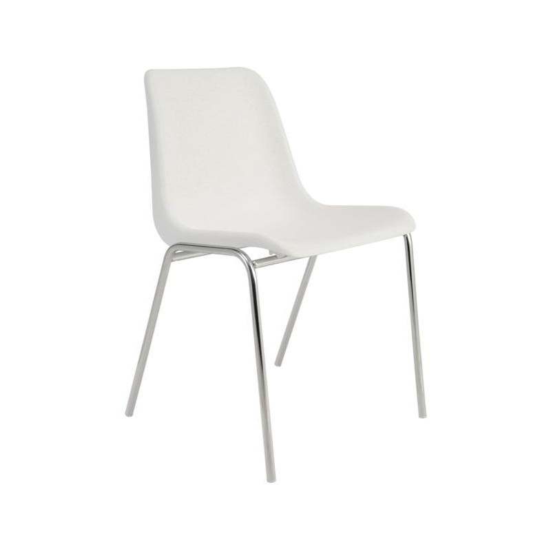 Jedálenská stolička Vincenza, biela