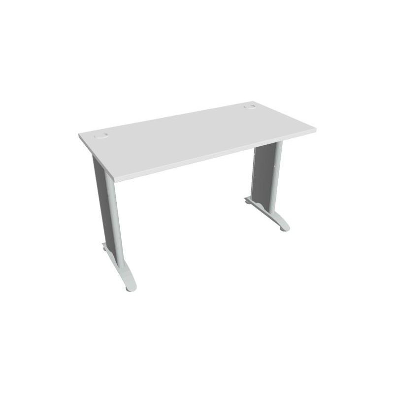 Pracovný stôl Flex, 120x75,5x60 cm, biely/kov