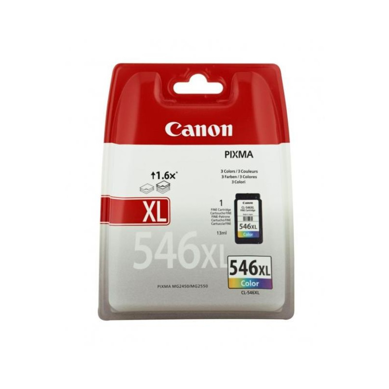 Atramentová náplň Canon CL-546 XL pre MG 2450/MG2550 color XL (300 str.)