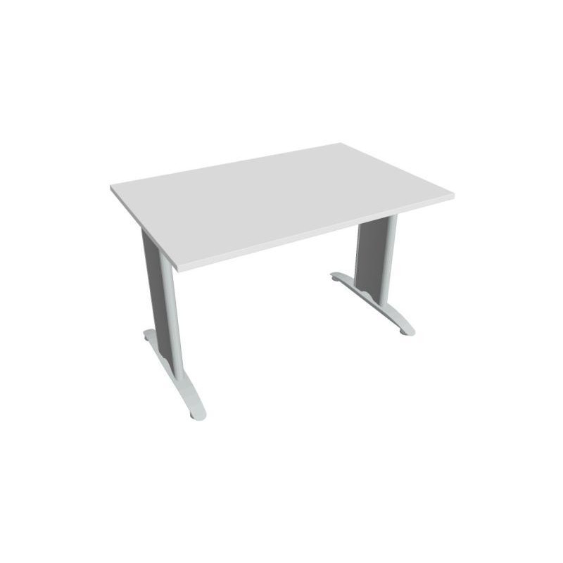 Rokovací stôl Flex, 120x75,5x80 cm, biely/kov