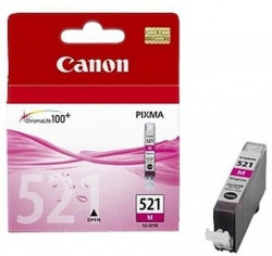 Atramentová náplň Canon CLI-521 pre MP 540/620/630/980/iP 3600/4600 magenta (460 str.)