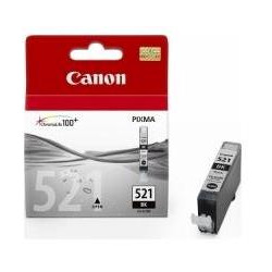 Atramentová náplň Canon CLI-521 pre MP 540/620/630/980/iP 3600/4600 black (460 str.)