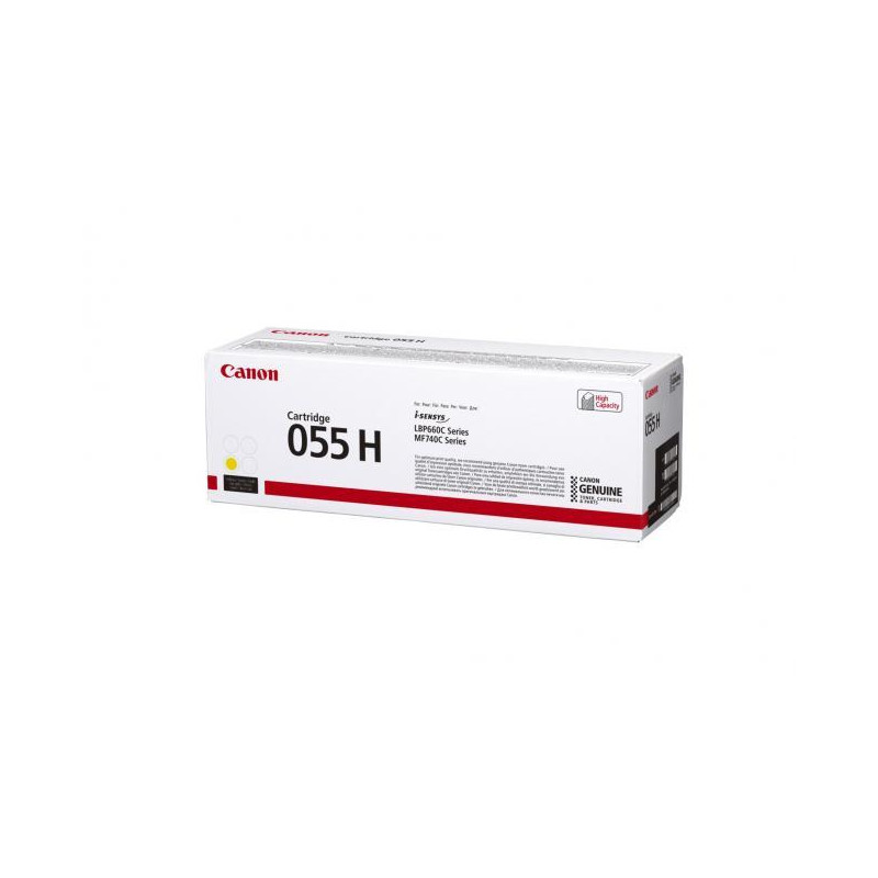 Toner Canon CRG-055H pre i-SENSYNS LBP663Cdw, MF742Cdw yellow (5.900 str.)