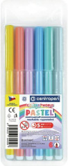 Sada popisovačov Centropen Pastel 7550/6S