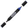 Permanentný popisovač Centropen 1666 double modrý