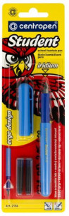 Plniace pero Centropen Student modré
