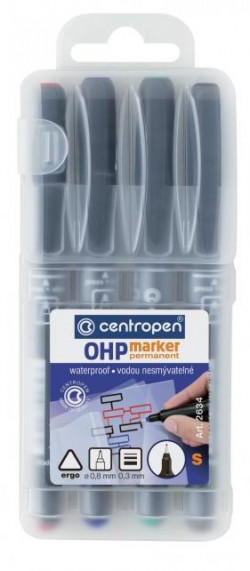 Sada popisovačov OHP Centropen 2634 S/4S