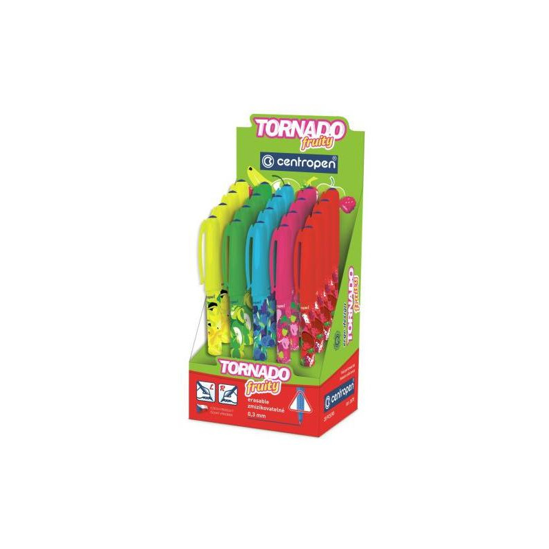 Displej Centropen roller Tornado FRUITY 2675 20 ks