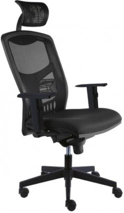 Kancelárska stolička York Net, E-SY+ PDH+ podrúčky čierna