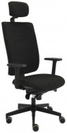 Kancelárska stolička Kent Boss, E-SY, čierna