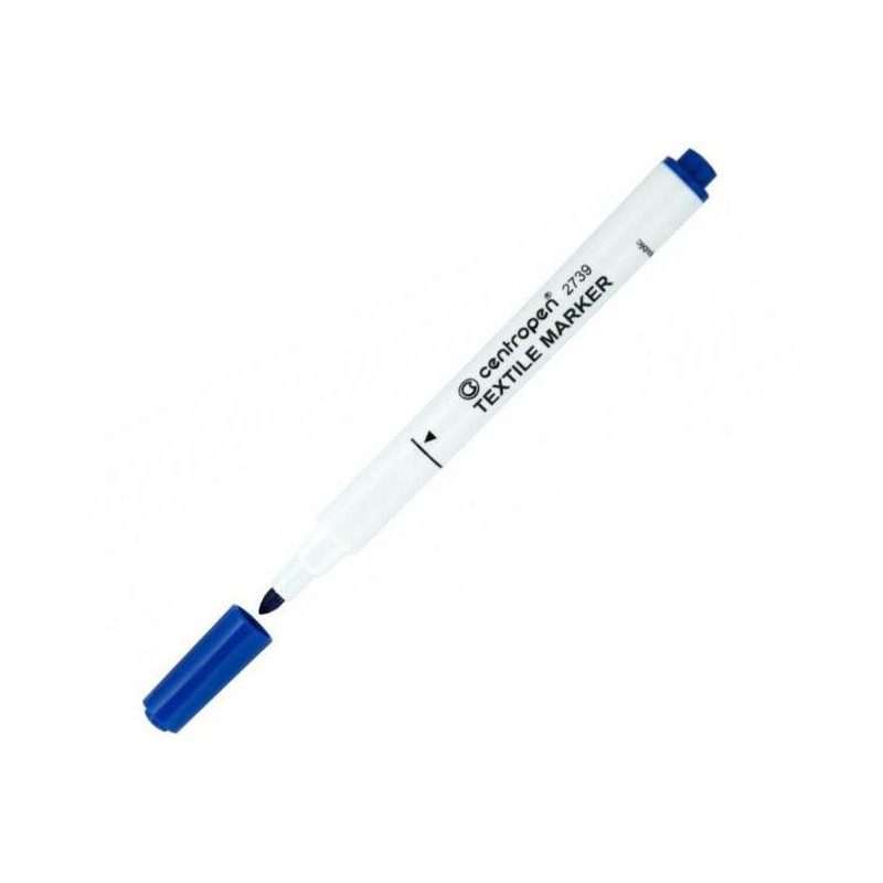 Popisovač na textil Centropen 2739 modrý