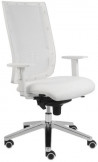 Zdravotnícka stolička Kent Medical, SY, podrúčky P46W, zdravot. ekokoža biela 080