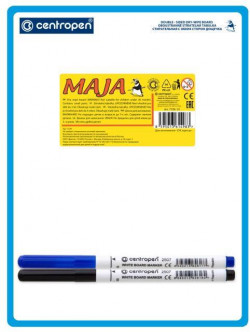 Tabuľka stierateľná Mája + 2 popisovače 18x23cm