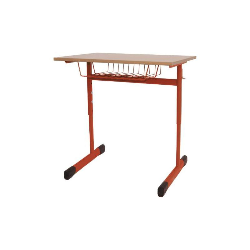 Jednomiestna lavica pevná, veľ. 2, červená