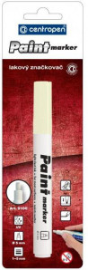 Lakový popisovač Centropen 9100 biely