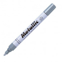 Lakový popisovač Centropen 9210 strieborný