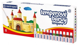 Temperové farby Centropen 12 farieb 12ml