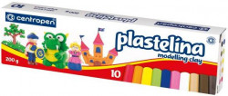 Plastelína CENTROPEN 10farieb 200g