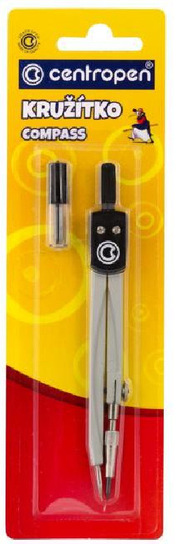 Kružidlo Centropen 9591 kovové na blistri
